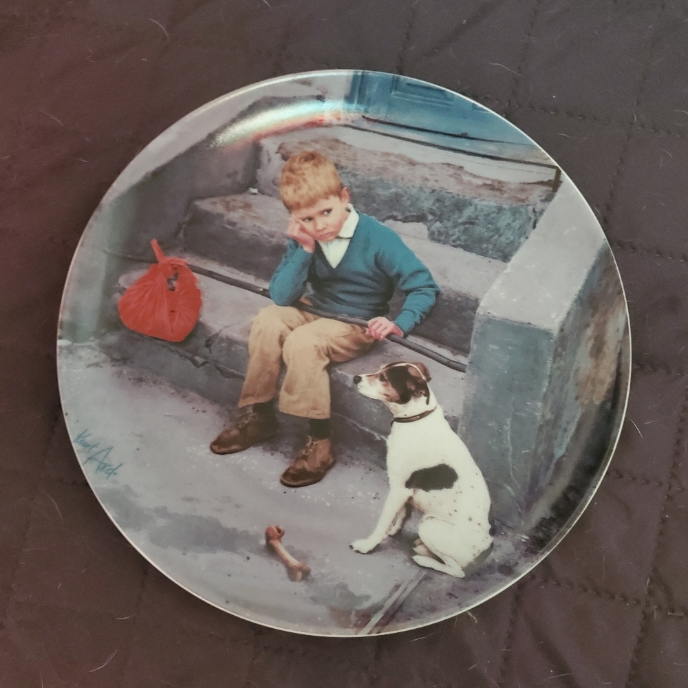 Hjemme er Bedst "Home is Best" by Kurt Ard Collector Plate Bing & Grondahl